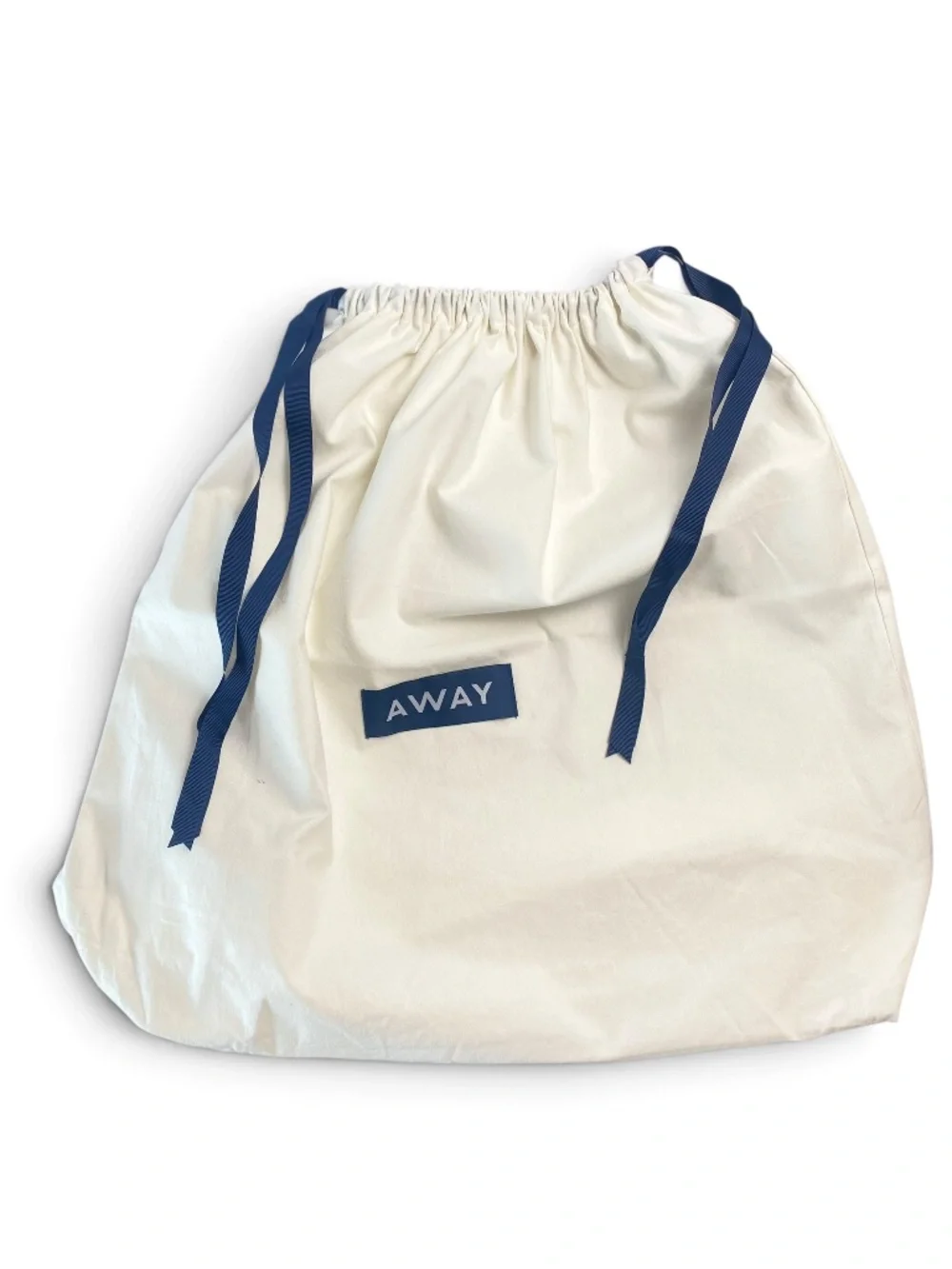 Away Cotton Drawstring Dust Bag for Backpack, Weekender or Travel Bag 20”x 21.5”